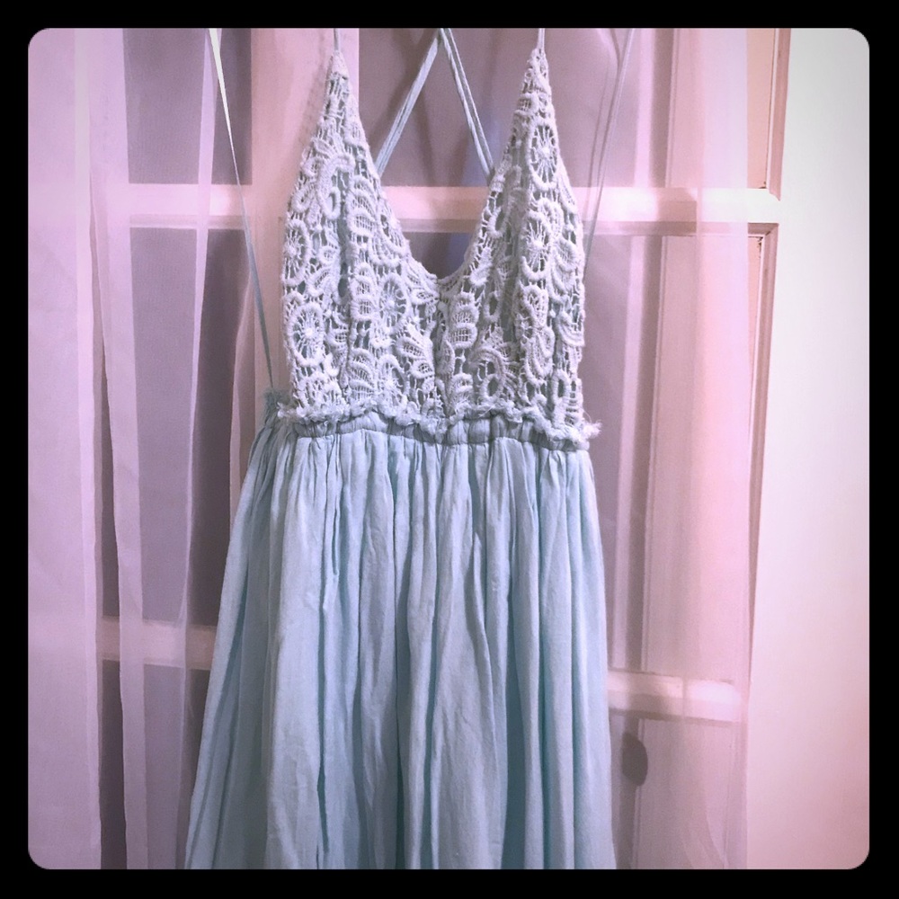Mint colored maxi